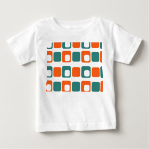 Camiseta Retângulos Abertos e Fechados Camisa-Bebê
