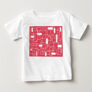 Camiseta Retângulos abertos e fechados - Vermelho