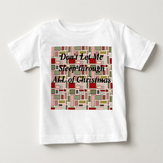Camiseta Retângulos de Natal Boho (Frente)