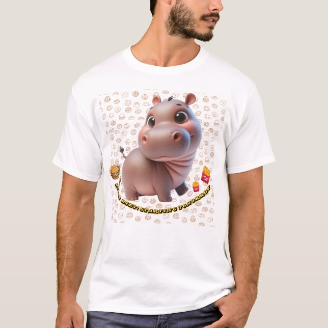 Camiseta Retardo Dieta: Começando Amanhã (Frente)
