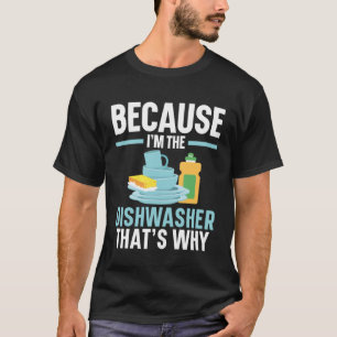 Camiseta Retaurante da profissão de lavador de louça Dis do