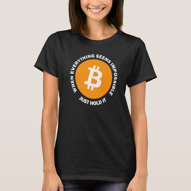 Camiseta Retenção de Criptomoeda Cryptocurrency Investor de (Frente)