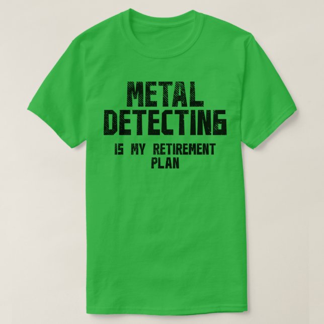 Camiseta Retenção de detecção de metais 1 (Frente do Design)
