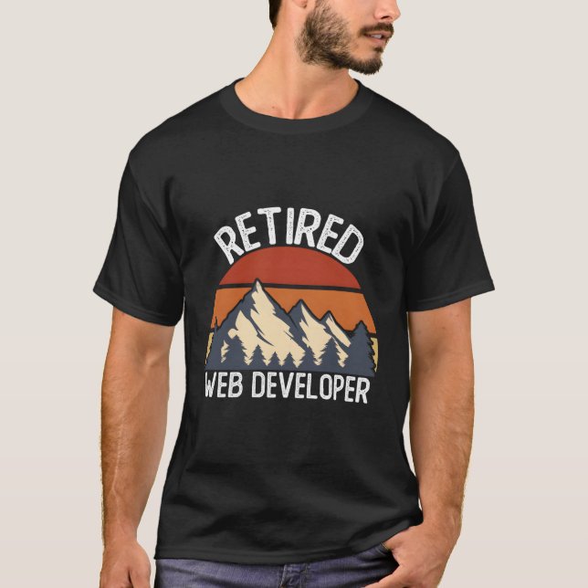 Camiseta Retificações Para O Desenvolvedor Da Web 2023 Apos (Frente)