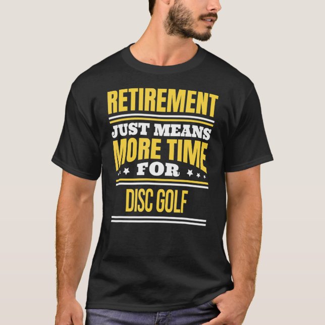 Camiseta Retirada de Golf Disco Aposentado (Frente)