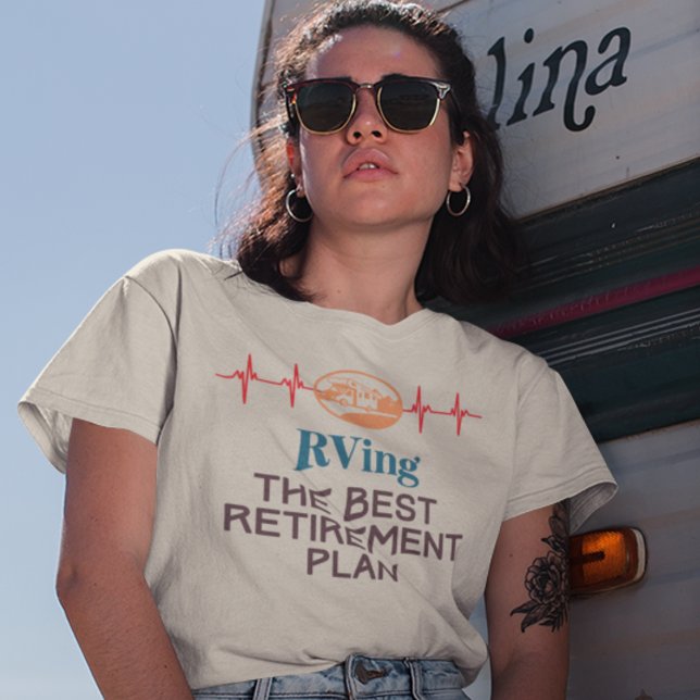 Camiseta Retirada De Rv (Rving The Best Retirement Plan T-Shirt)