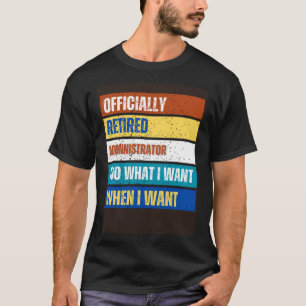 Camiseta Retirada do Administrador Retirada do Administr