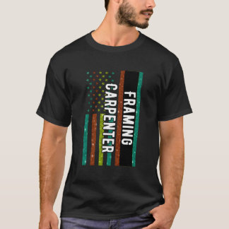 Camiseta Retirada do Carpinteiro de Frame Preto Retro-Negri
