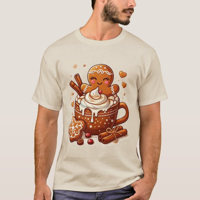 Camiseta Retirada quente de biscoito de chocolate quente (Frente)