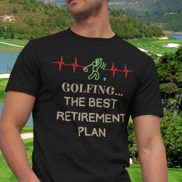 Camiseta Retirando Golfer