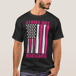 Camiseta Retirar A Consciência Do Cancer Da Mama Softball U