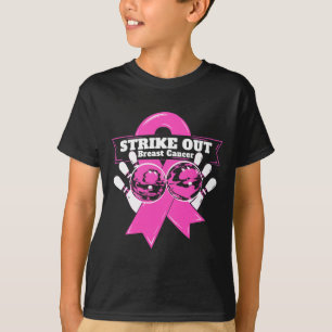 Camiseta Retirar o Cancer de mama Sensibilização para a Bol