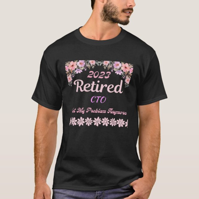 Camiseta Retired 2023 CTO retirement for women (Frente)