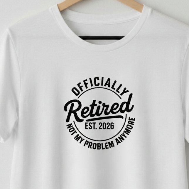 Camiseta Retired 2026 Mens Womens Funny Retirement Gifts  (Criador carregado)