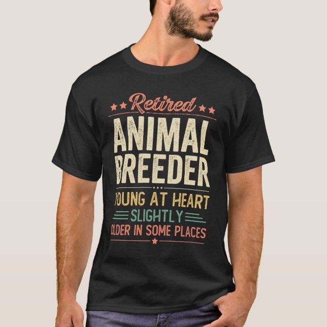 Camiseta Retired Animal Breeder (Frente)
