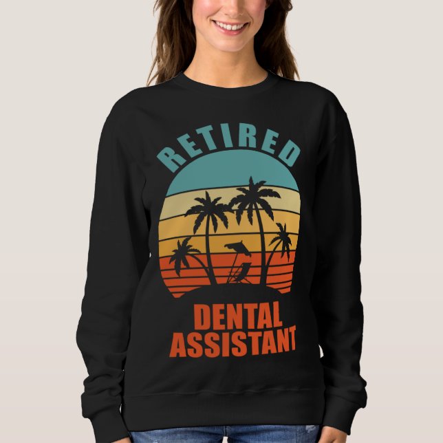 Camiseta Retired Dental Assistant  Hygienist Happy Retireme (Frente)
