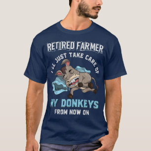Camiseta Retired Farmer Farm Animal Retirement Sleeping Fun