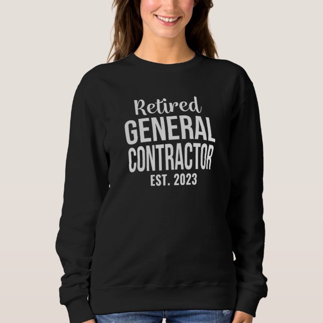 Camiseta Retired General Contractor 2023 Retirement (Frente)