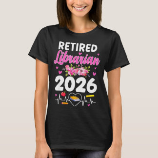 Camiseta Retired librarian est 2026 school librarian