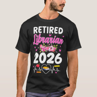 Camiseta Retired librarian est 2026 school librarian