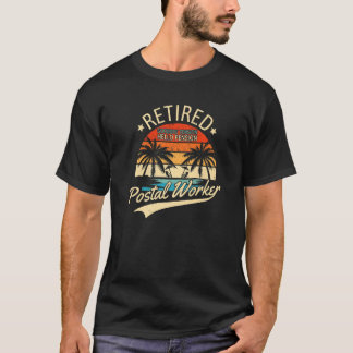 Camiseta Retired Postal Worker Goodbye Tension Hello Pensio