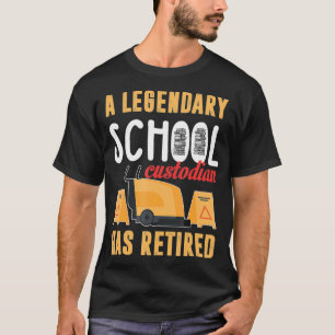 Camiseta Retired School Custodian Gift School Custodian Ret