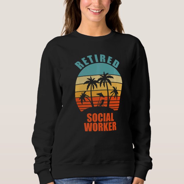 Camiseta Retired Social Worker  Social Work Happy Retiremen (Frente)