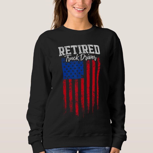 Camiseta Retired Truck Driver Trucker Retirement (Frente)