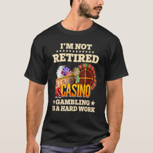Camiseta Retiremen Por Jogo Poker Aposentou O Pai Da Mãe