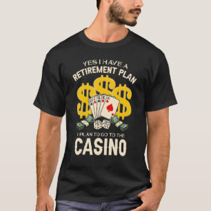 Camiseta Retiremen Por Jogo Poker Aposentou O Pai Da Mãe