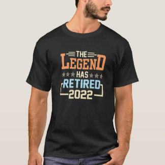 Camiseta Retirement Legend Has Retired Since 2022 Daddy Mo