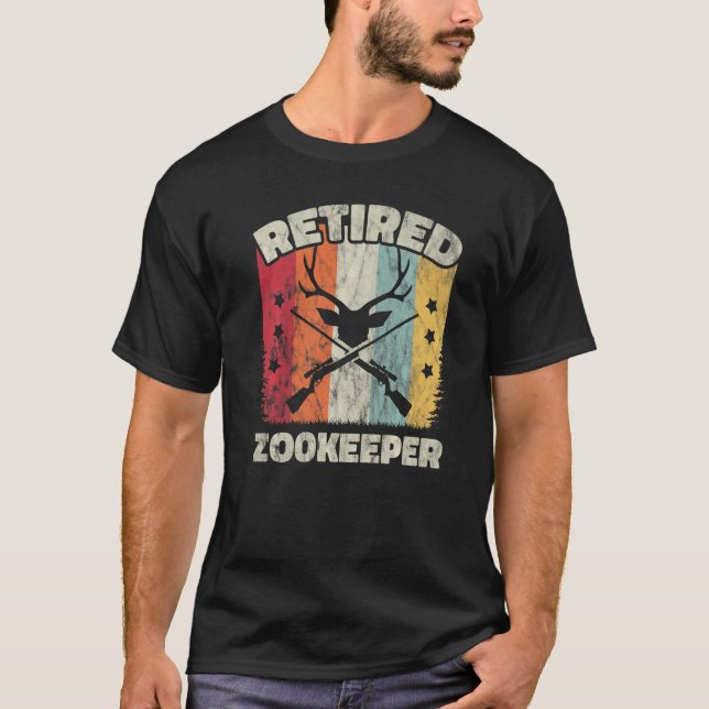 Camiseta Retirement Retired Zookeeper (Frente)