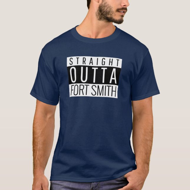 Camiseta Reto de Fort Smith Arkansas Oversized 2 (Frente)