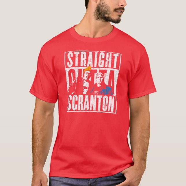 Camiseta Reto de Scranton Preguiçoso Scranton (Frente)