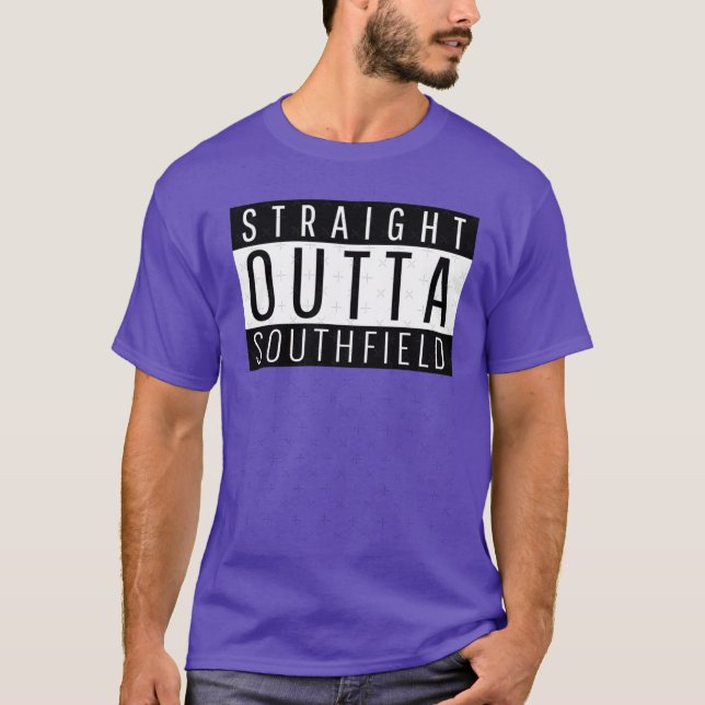 Camiseta Reto de Southfield Michigan Oversized (Frente)