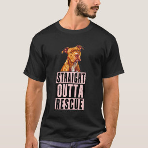 Camiseta Reto do Canil de Resgate Pit Bulls Homens Mulheres
