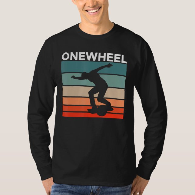 Camiseta Retorna de Vintagem do OneWheel (Frente)