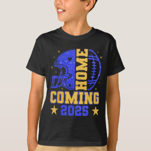 Camiseta Retorno ao Lar 2025 Hoco Futebol Mãe Garota Azul O