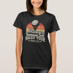 Camiseta Retorno De Golfe Sempre Lave Suas Bolas G