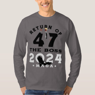 CAMISETA RETORNO DO CHEFE 47 TRUMP 2024