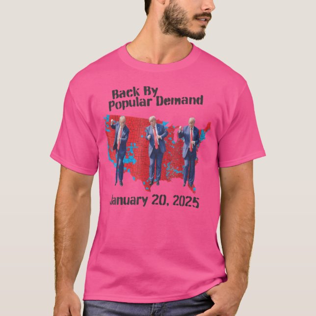 Camiseta Retorno Por Demanda Popular Resultado Da Eleição D (Frente)