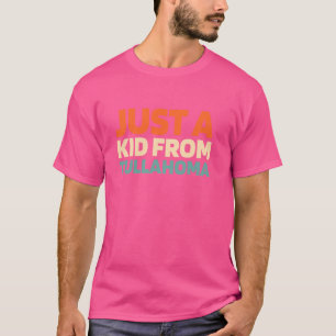 Camiseta Retrai-Nos A Cidade Americana Apenas Uma Criança D