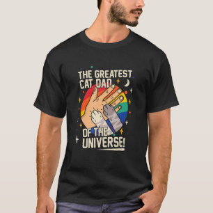 Camiseta Retrair o maior Pai de Gatos dos pais do universo