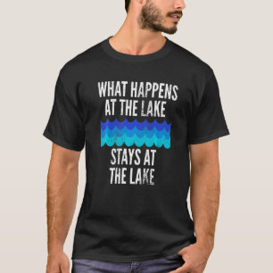 Camiseta Retrair O Que Acontece No Lago Permanece No Lago