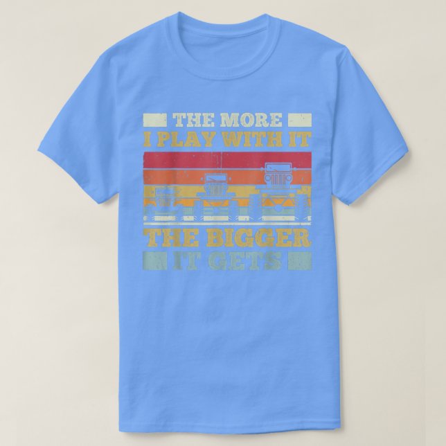 Camiseta Retrair Quanto Mais Brincar Com Ele (Frente do Design)