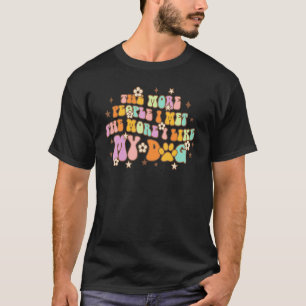 Camiseta Retrair Quanto Mais Pessoas Eu Encontro Mais Eu Go