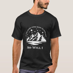 Camiseta Retrair Se As Estrelas Foram Feitas Para A Design