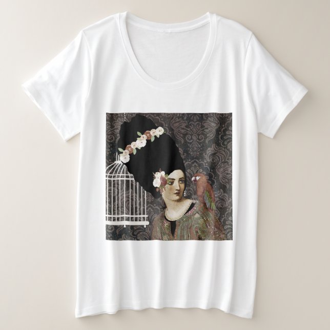 Camiseta retrato (Frente do Design)