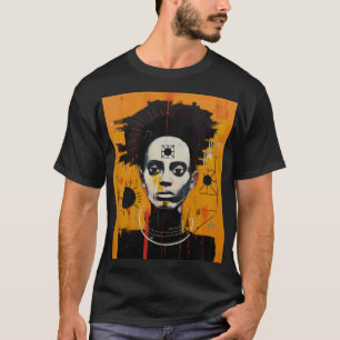 Camiseta Retrato Abstrato da Cultura Negra - Patrimônio Mod