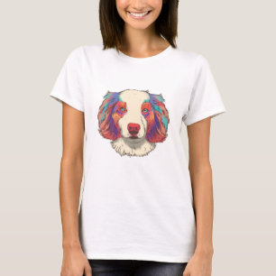 Camiseta Retrato animal de estimação de cães-do-cão aus